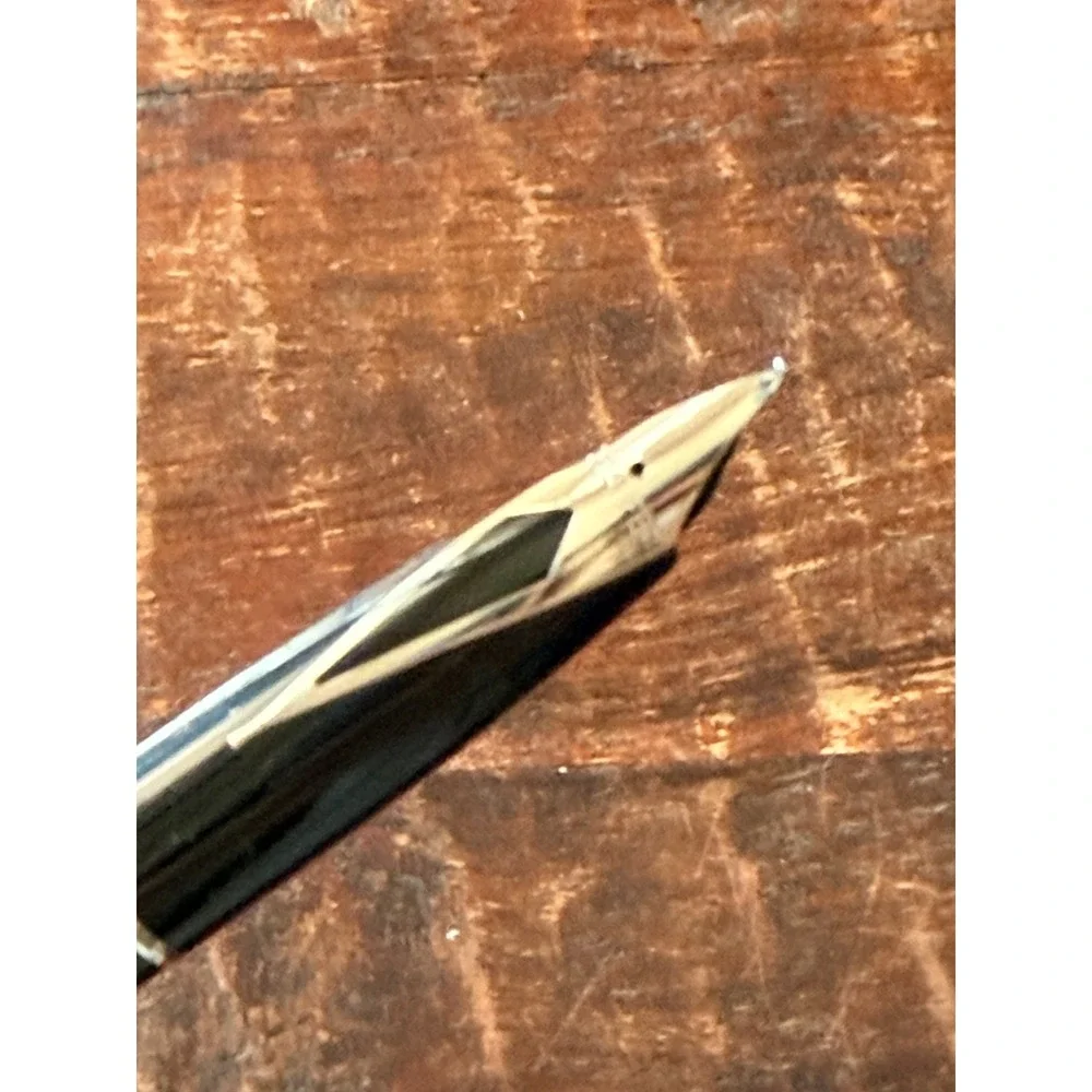 Sheaffer Triumph Imperial Fountain Pen Blue Gold Fine Nib Box Papers 1990s